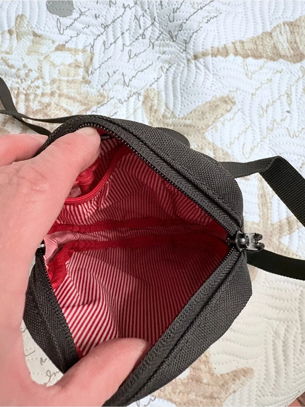 Black Crossbody Bag for Men or Women